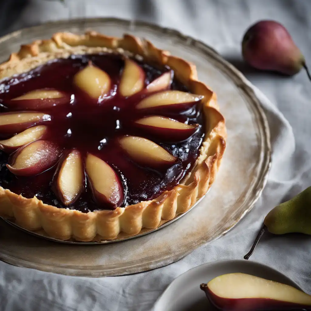 Mascarpone and Pear Tart