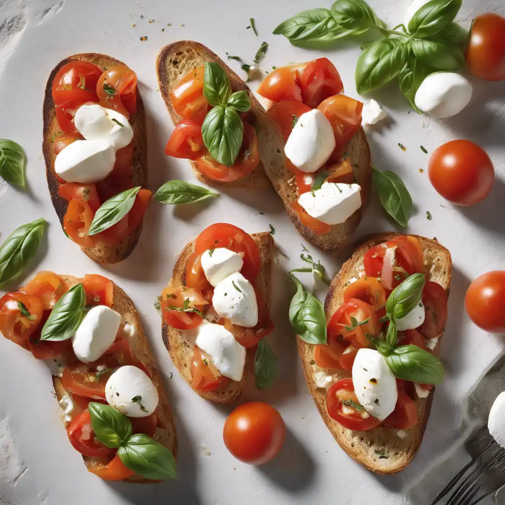 Foto de Tomato and Mozzarella Bruschetta