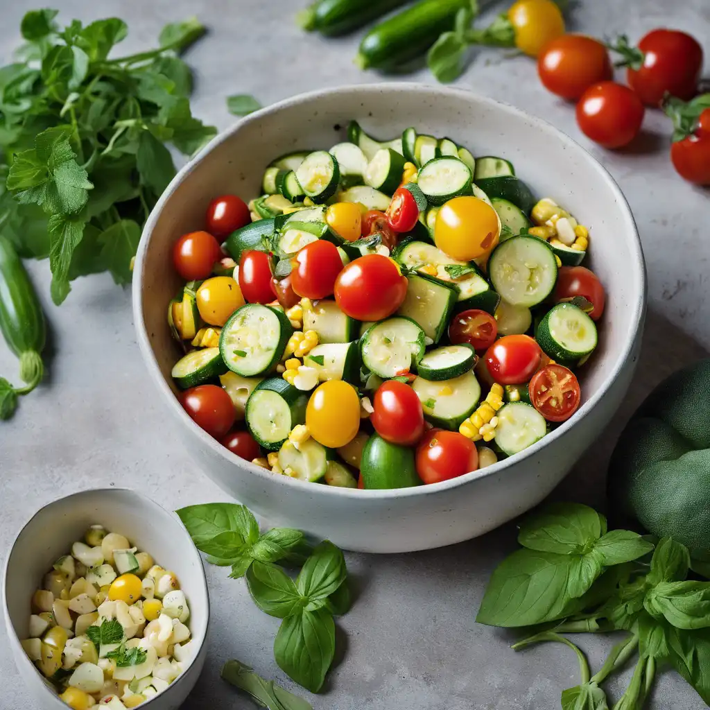 Zucchini and Cherry Tomato Salad