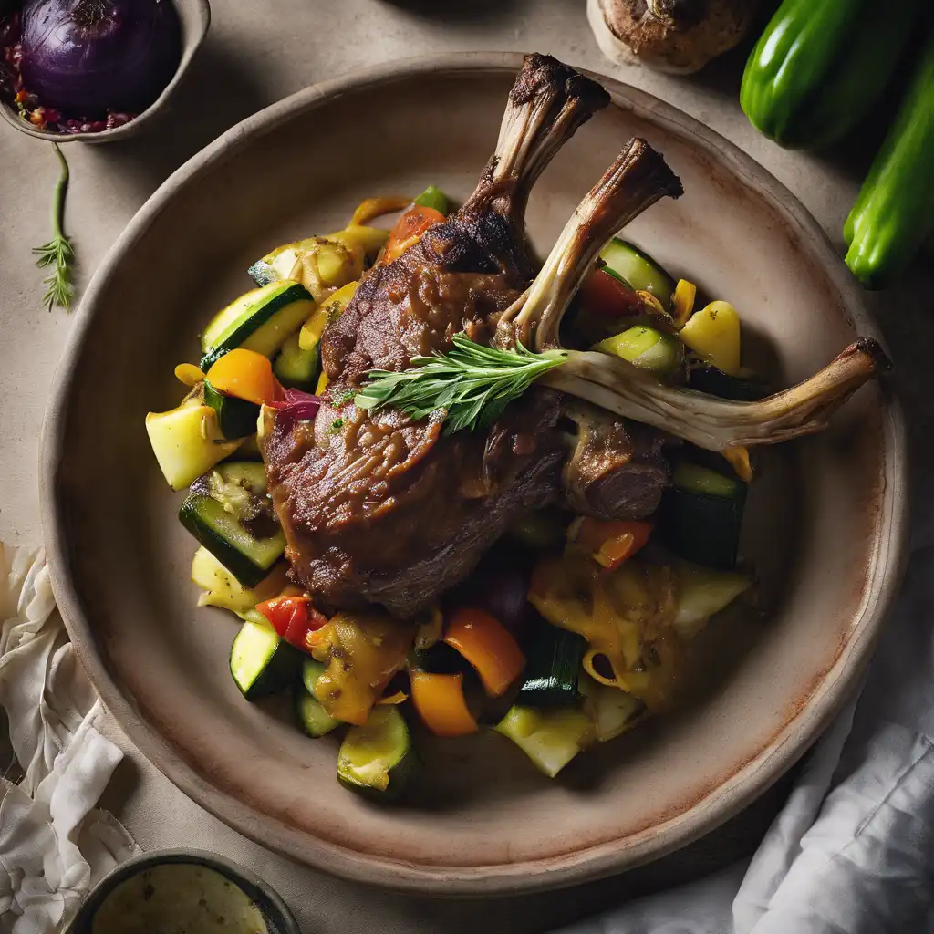 Mediterranean Lamb (Lamb Shank)