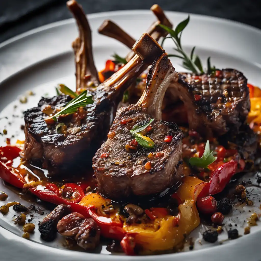 Lamb Chops with Coalhada