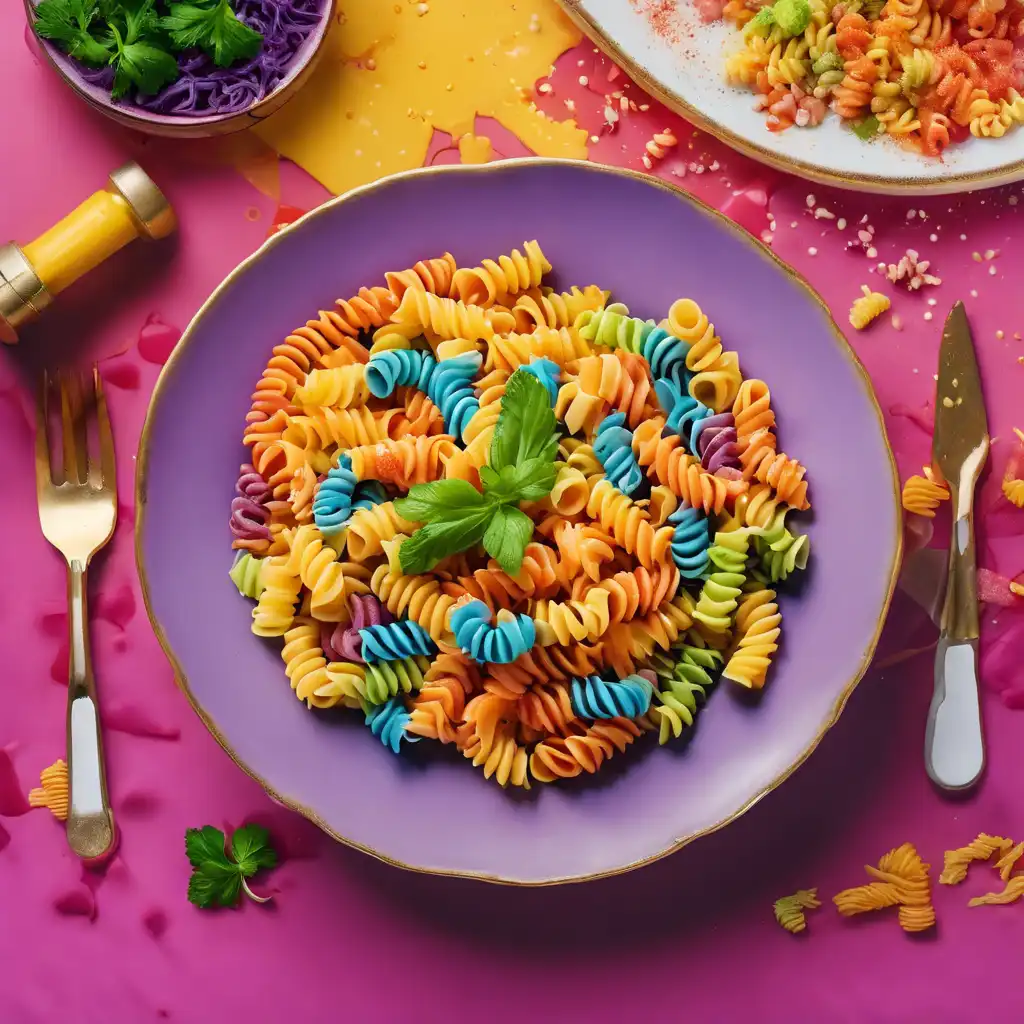 Rainbow Superhero Pasta