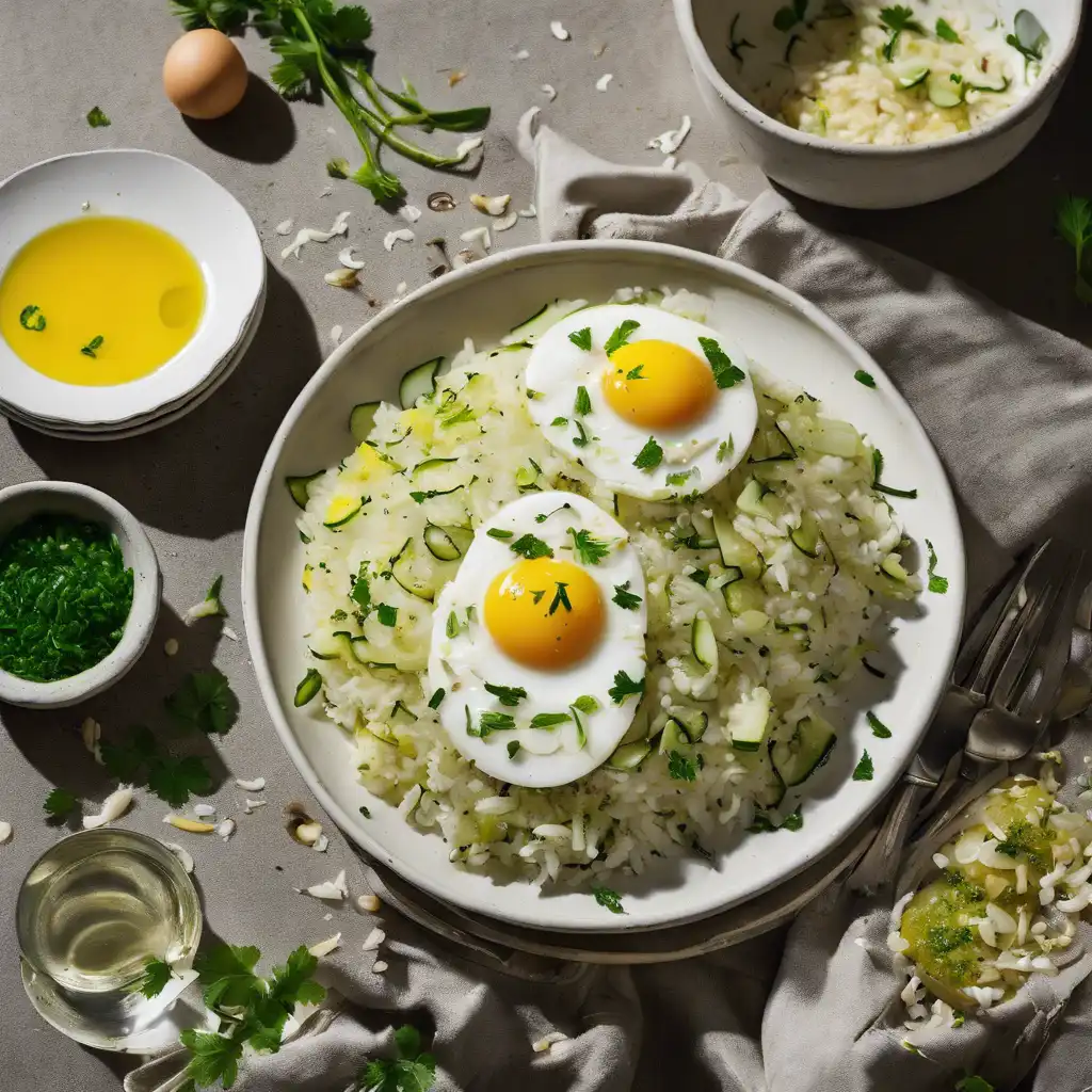 Gratinated Rice with Zucchini