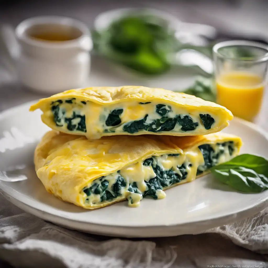 Spinach and Cheese Omelette