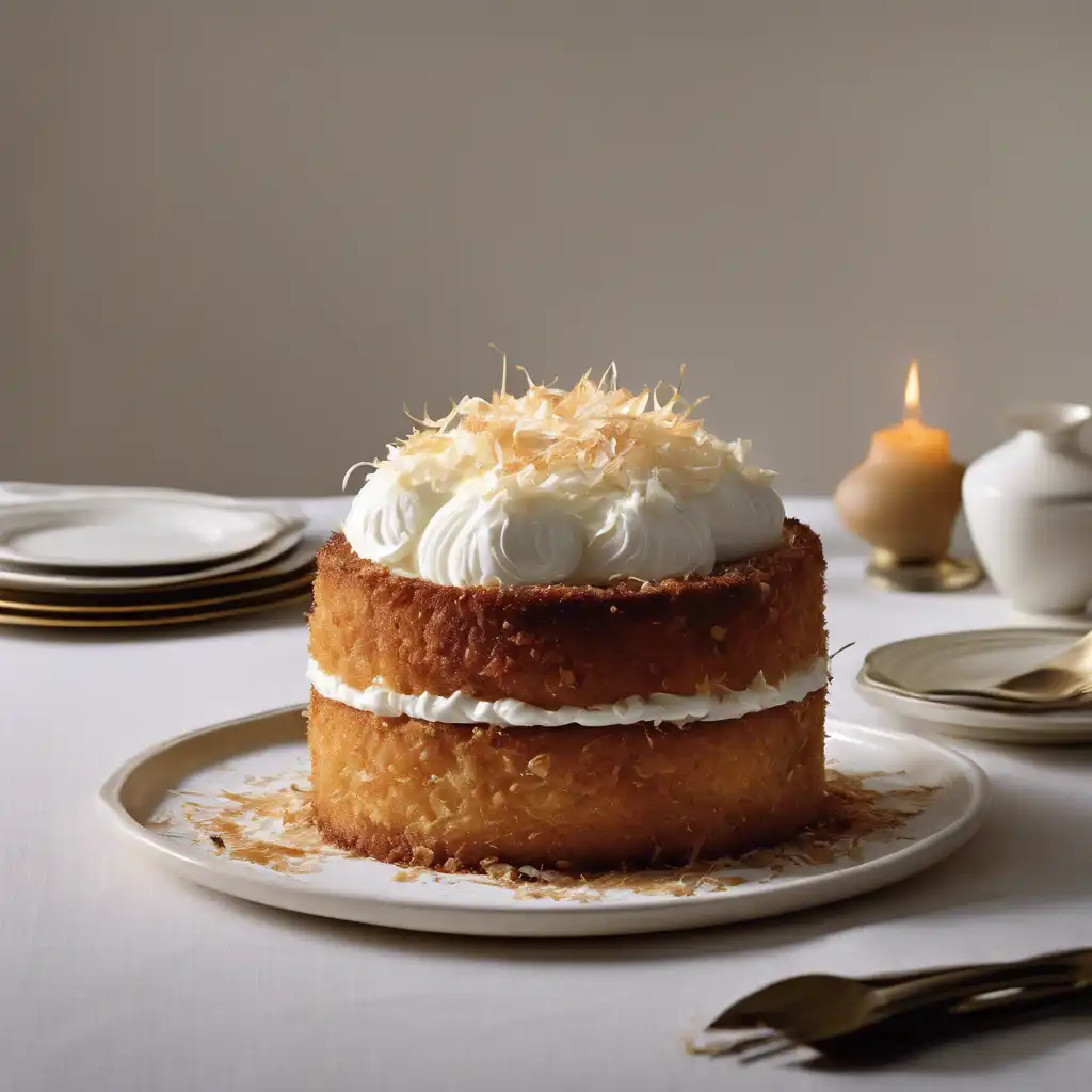 Burnt Coconut Cake