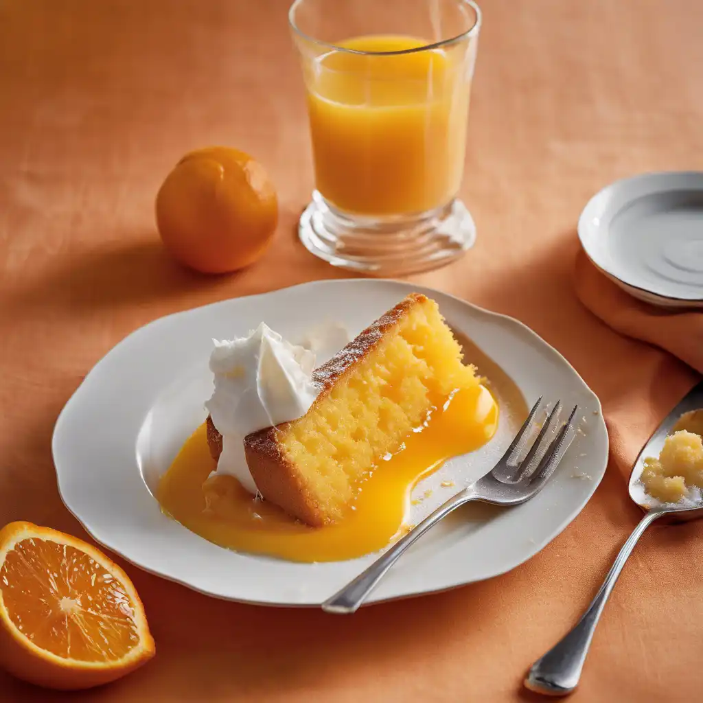 Orange Pudding Cake