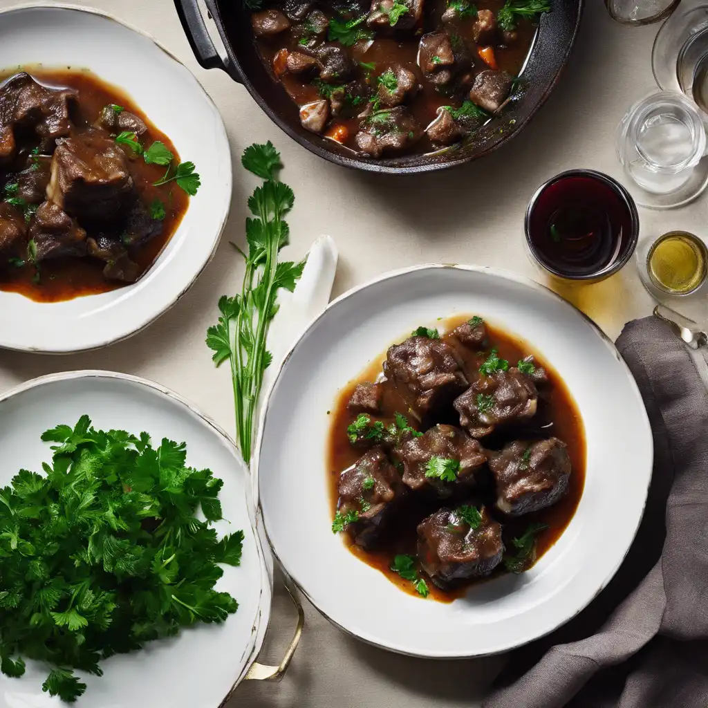 Braised Oxtail Conserves
