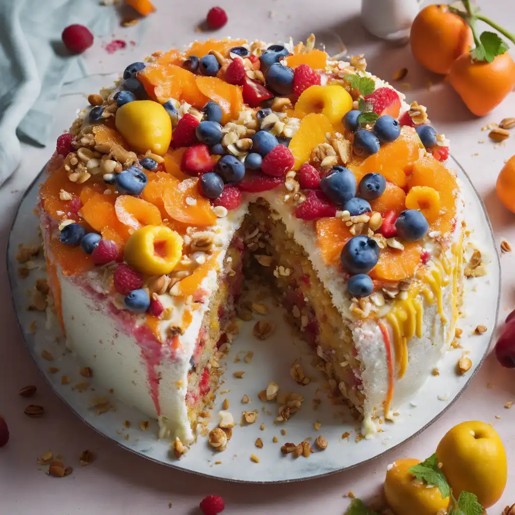 Fruit Salad Cake