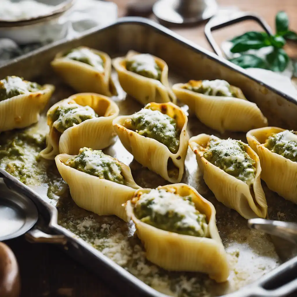 Pesto Stuffed Shells