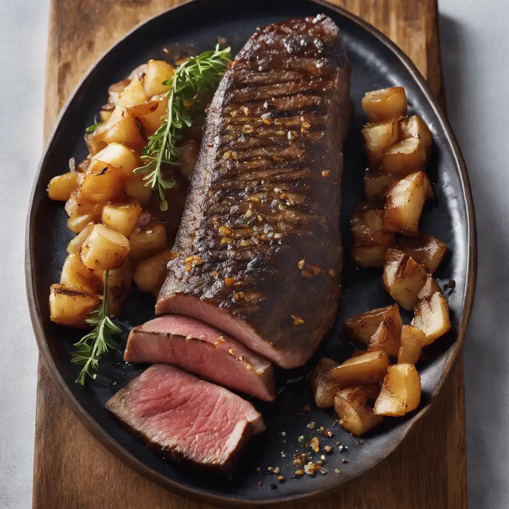 Picanha with Grilled Garlic