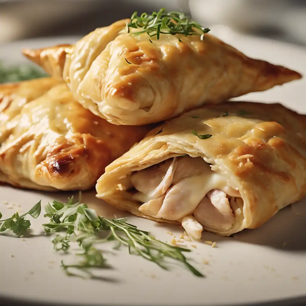 Chicken and Garlic Turnovers