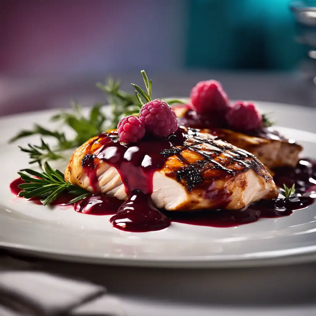 Chicken Breast with Raspberry Sauce