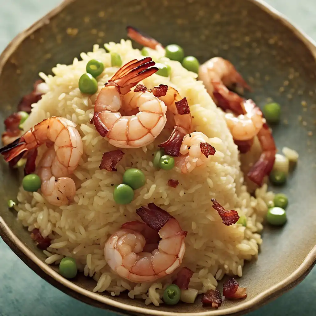 Rice with Bacon and Shrimp