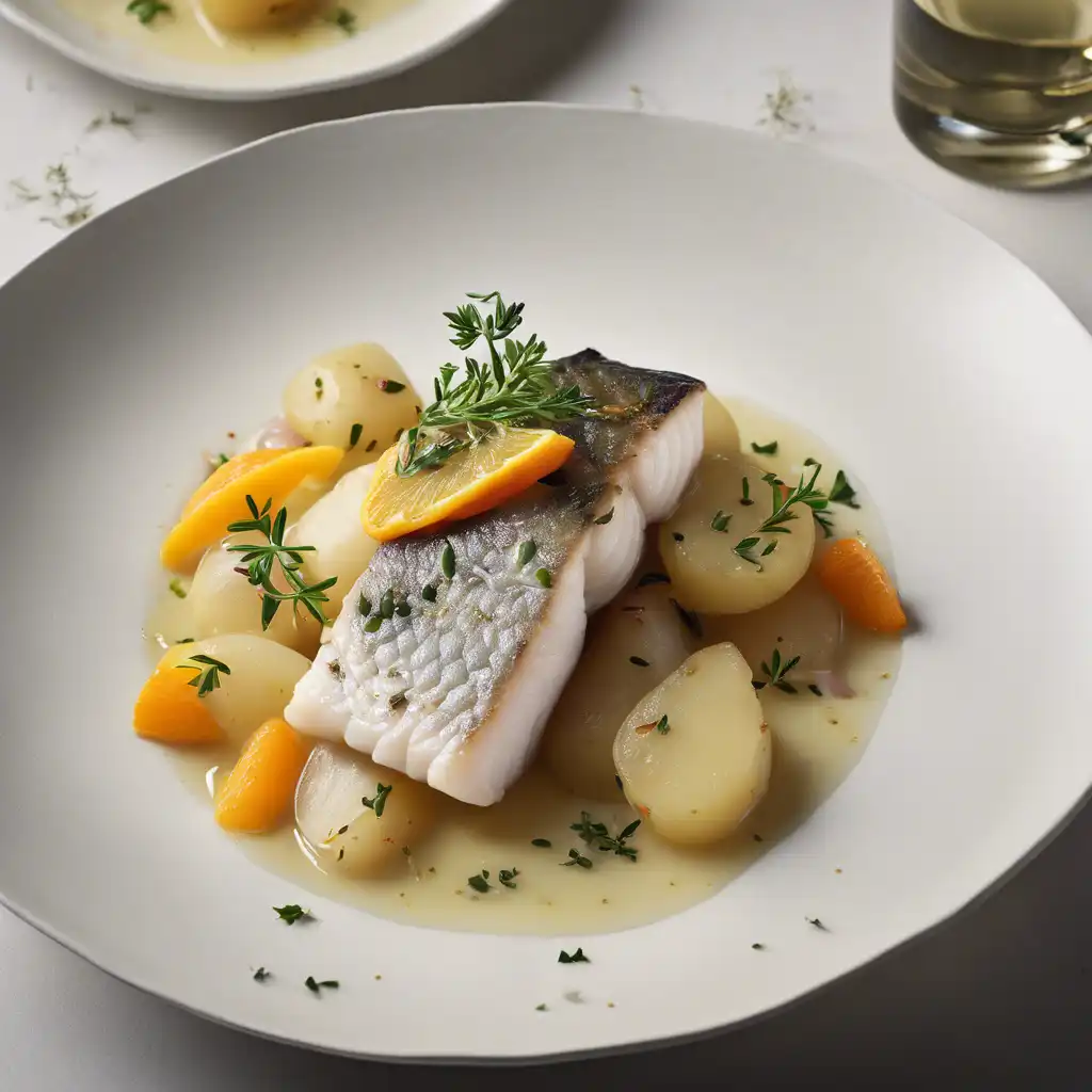 Cod with White Wine