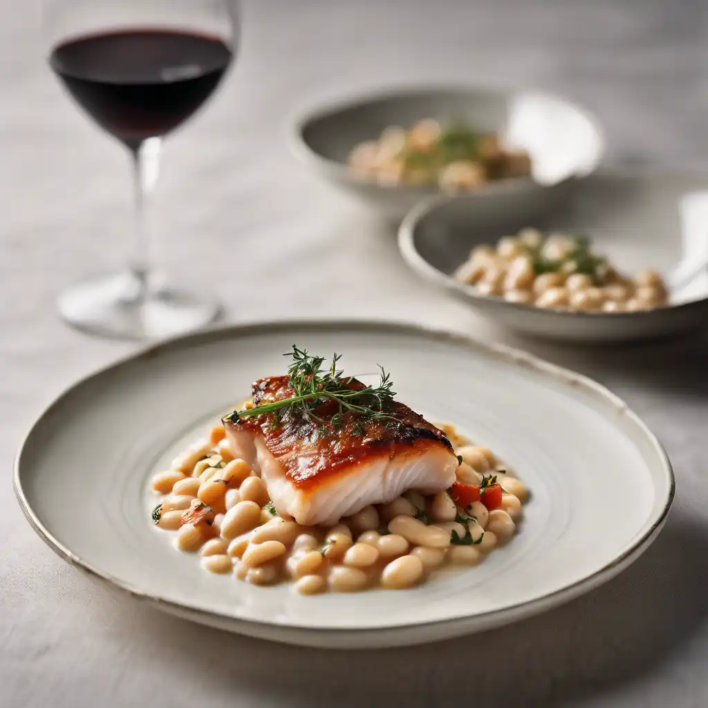 Cod with White Beans and Thyme