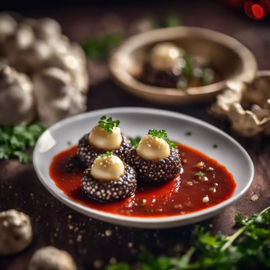 Tapioca Filled with Mushroom