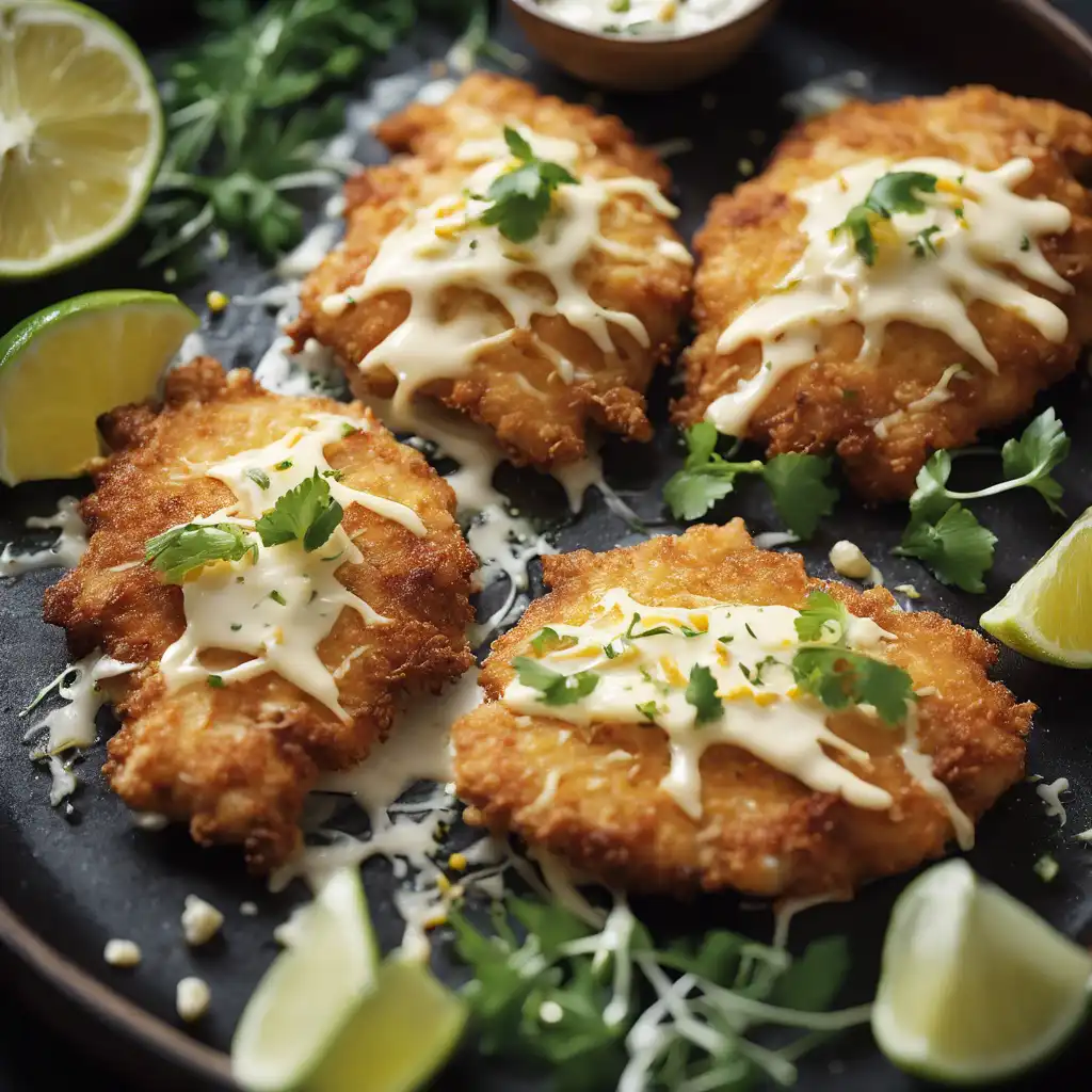 Chicken with Melted Cheese in Cutlets