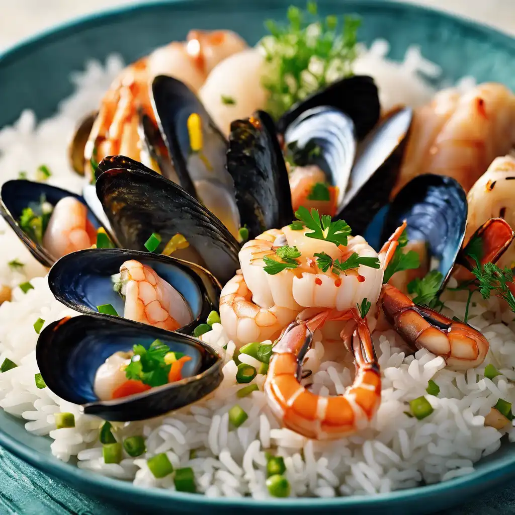 Seafood Rice with Fruits of the Sea