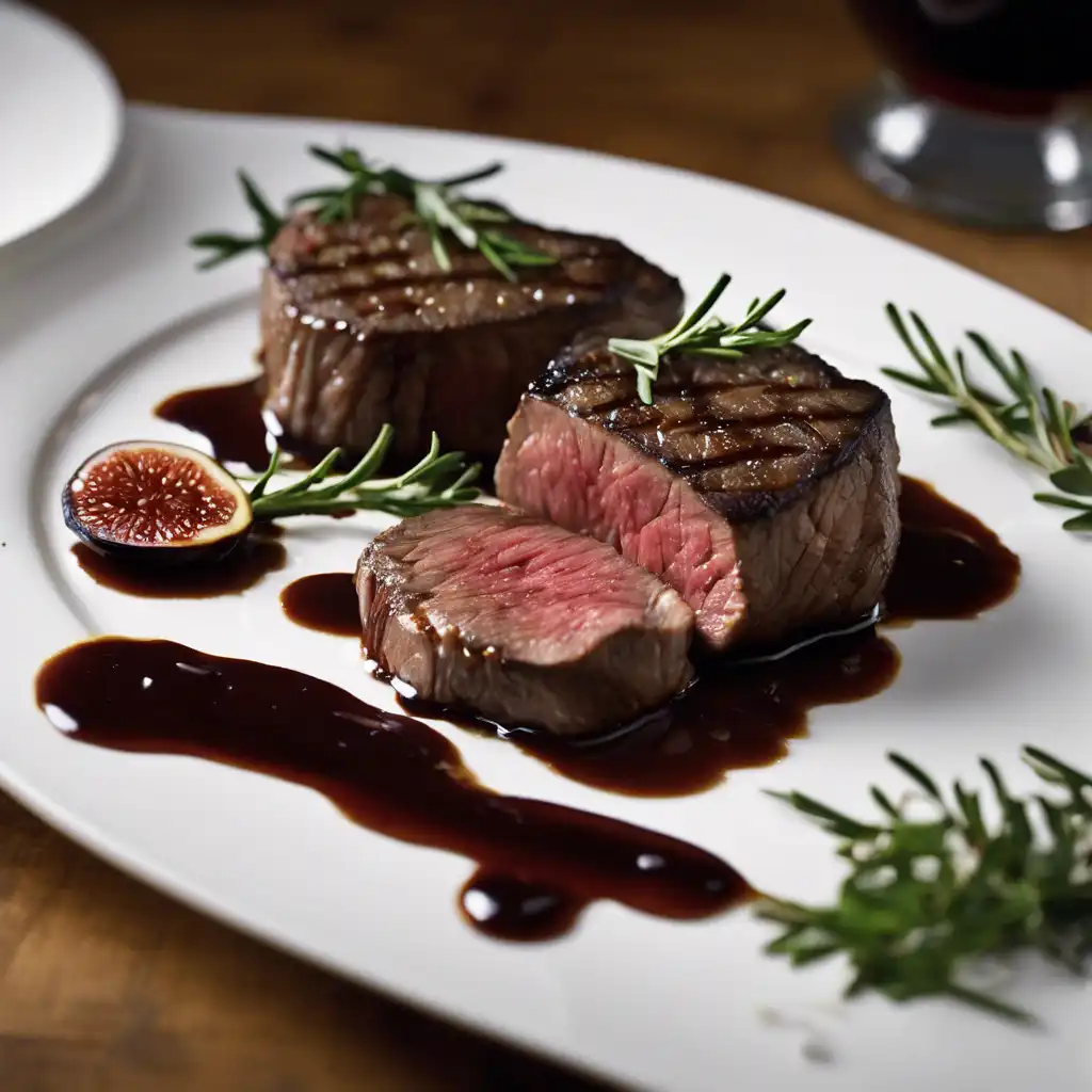 Mignon File Steak with Fig Glaze