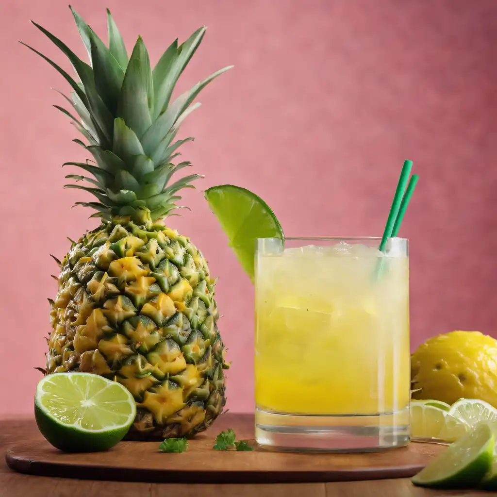 Pineapple, Lime, and Lemon with Rum