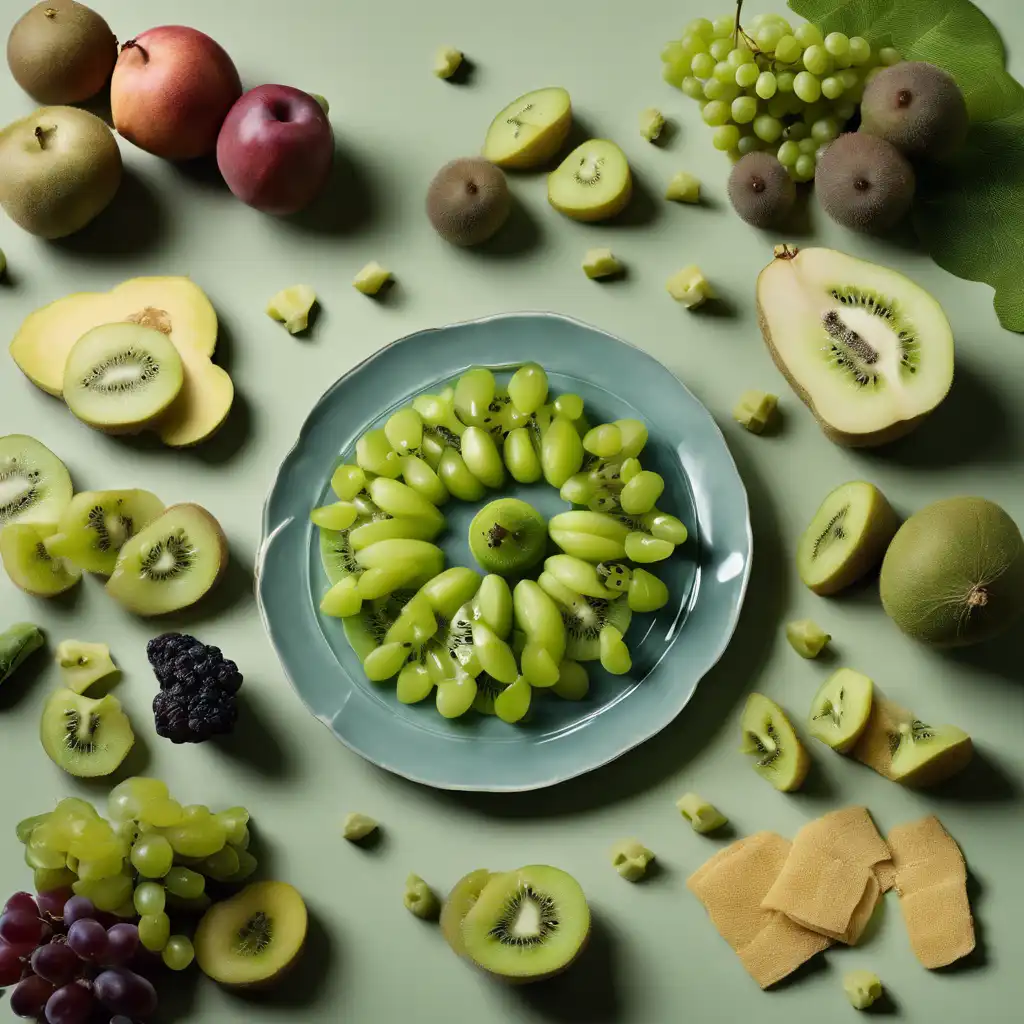 Green Fruits with Ginger and Squash