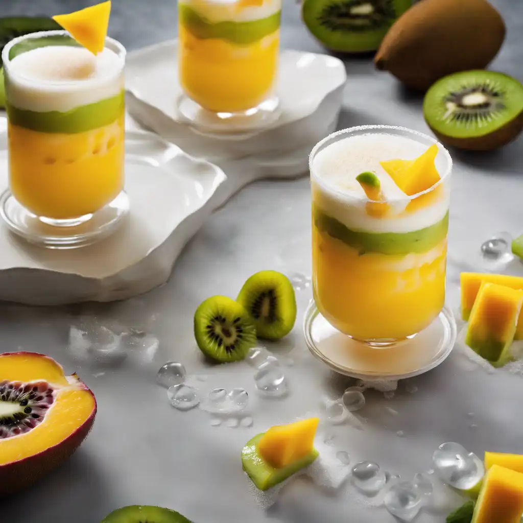 Mango, Kiwi, and Passion Fruit with Tequila