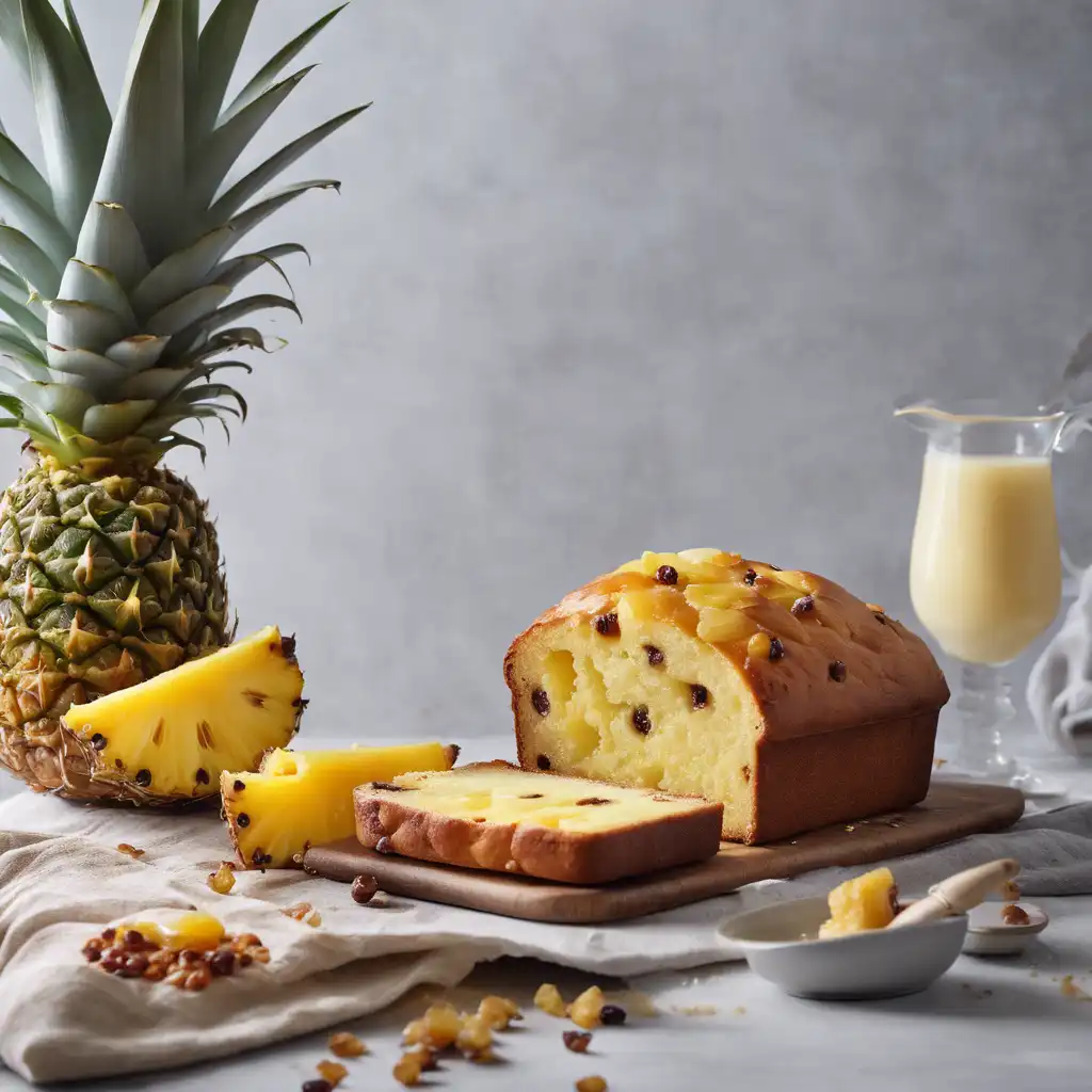 Sweet Bread with Pineapple Core