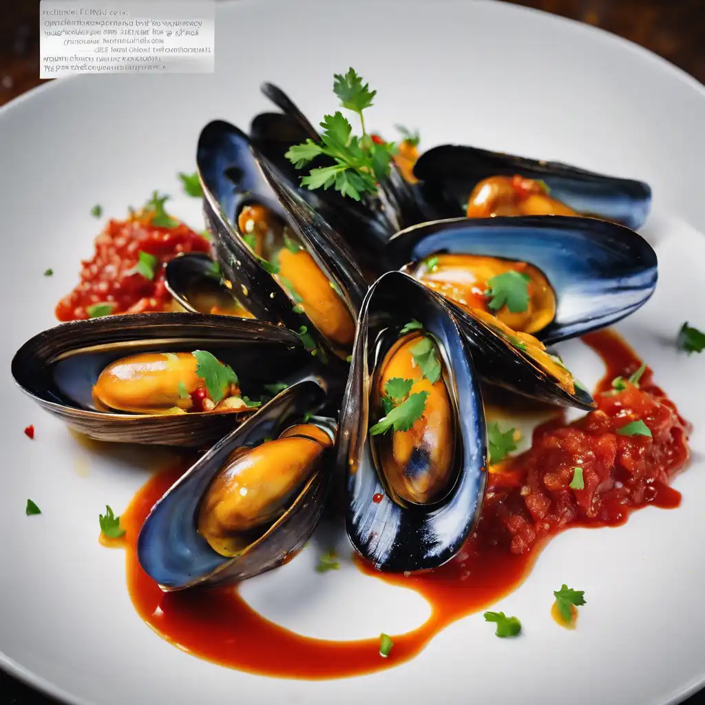 Mussels with Sofrito Gelatinous Dish