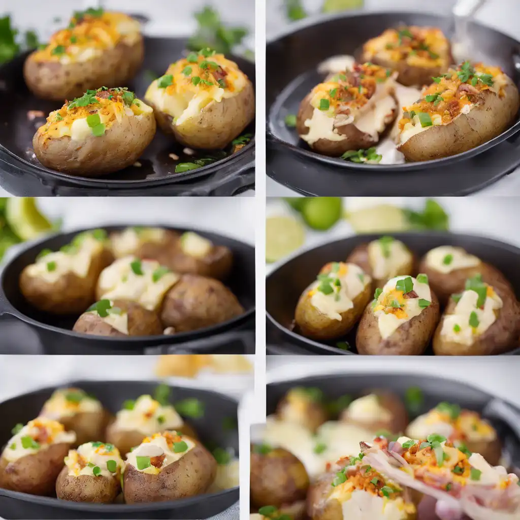 Stuffed Potatoes with Chicken