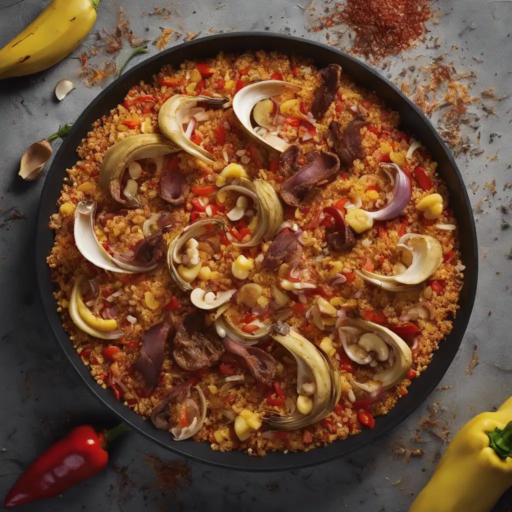 Dried Meat Paella