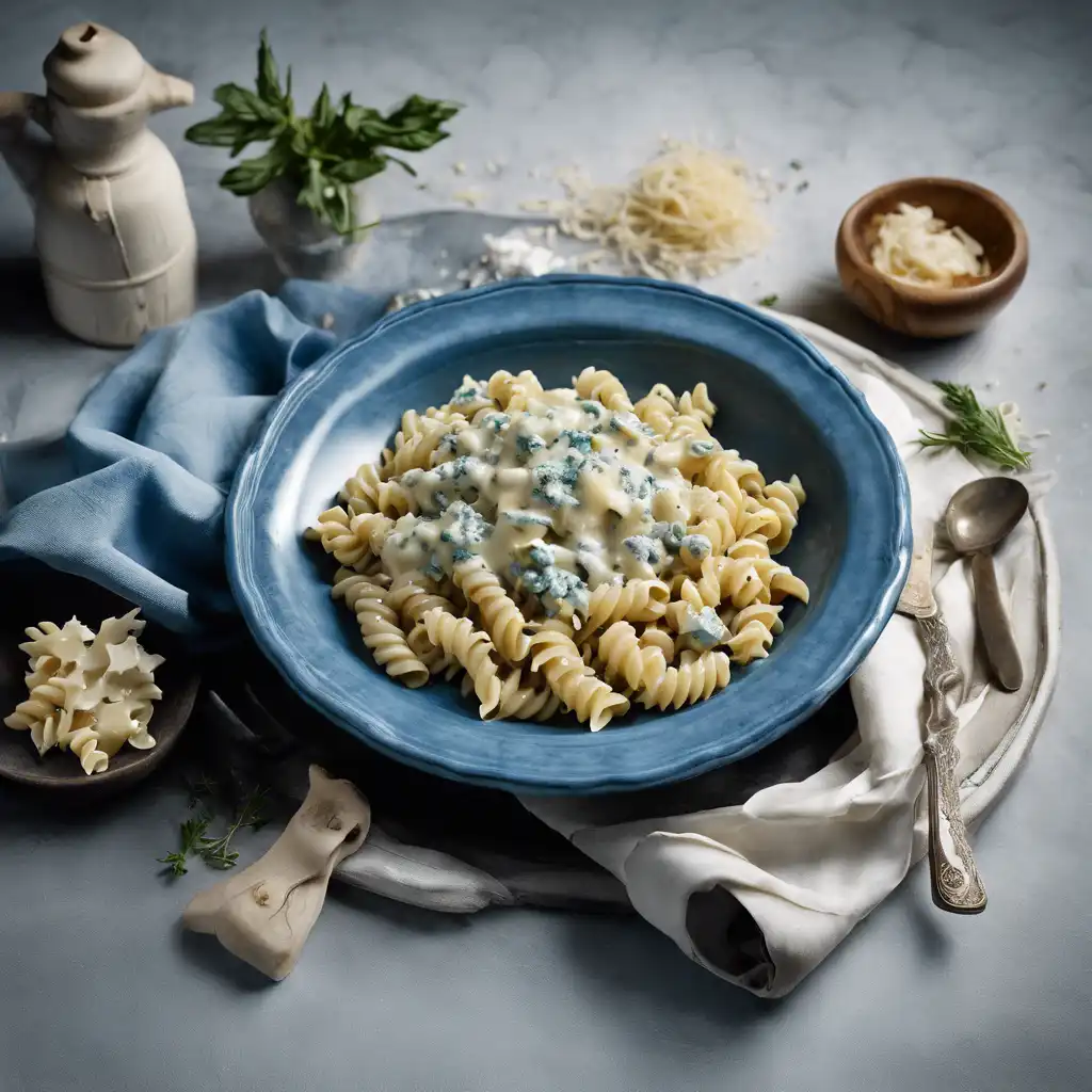 Roquefort Fusilli with Cream Sauce