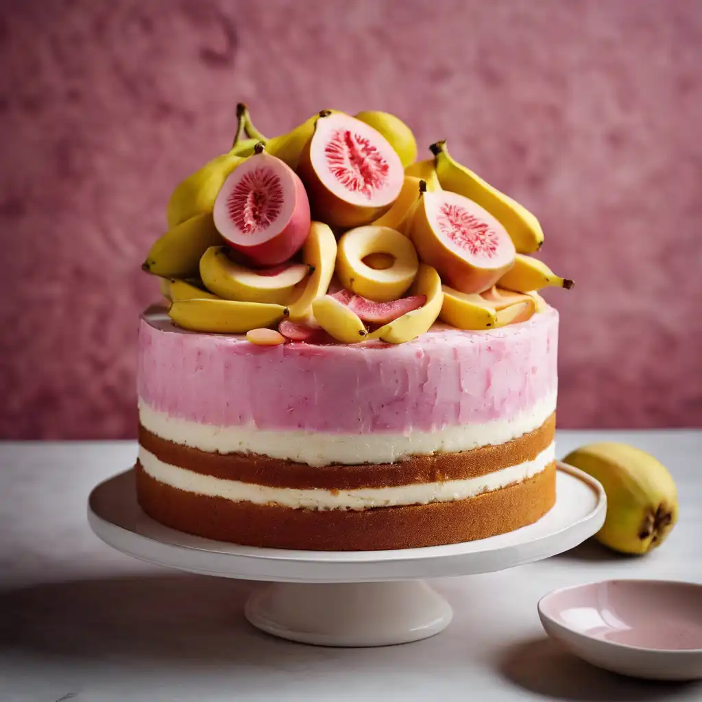 Guava and Banana Cake