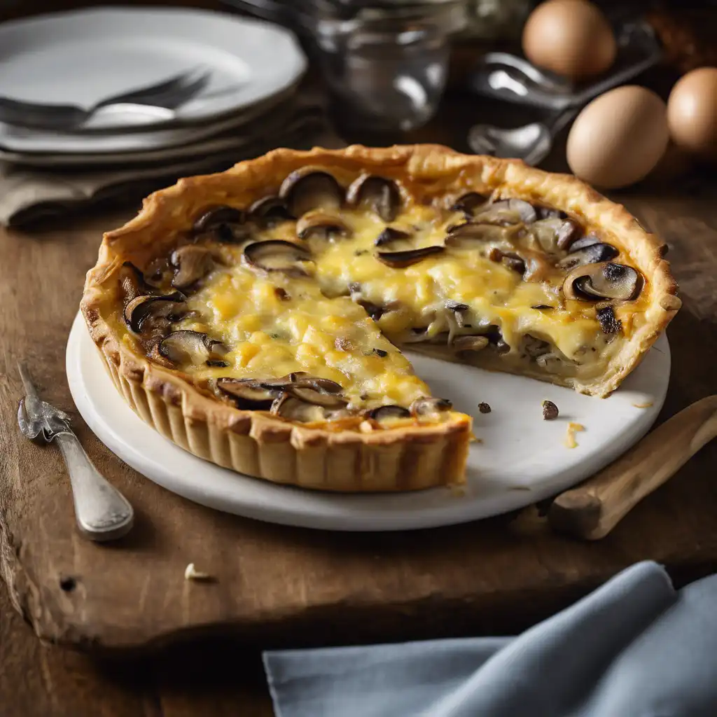 Cheese and Mushroom Quiche