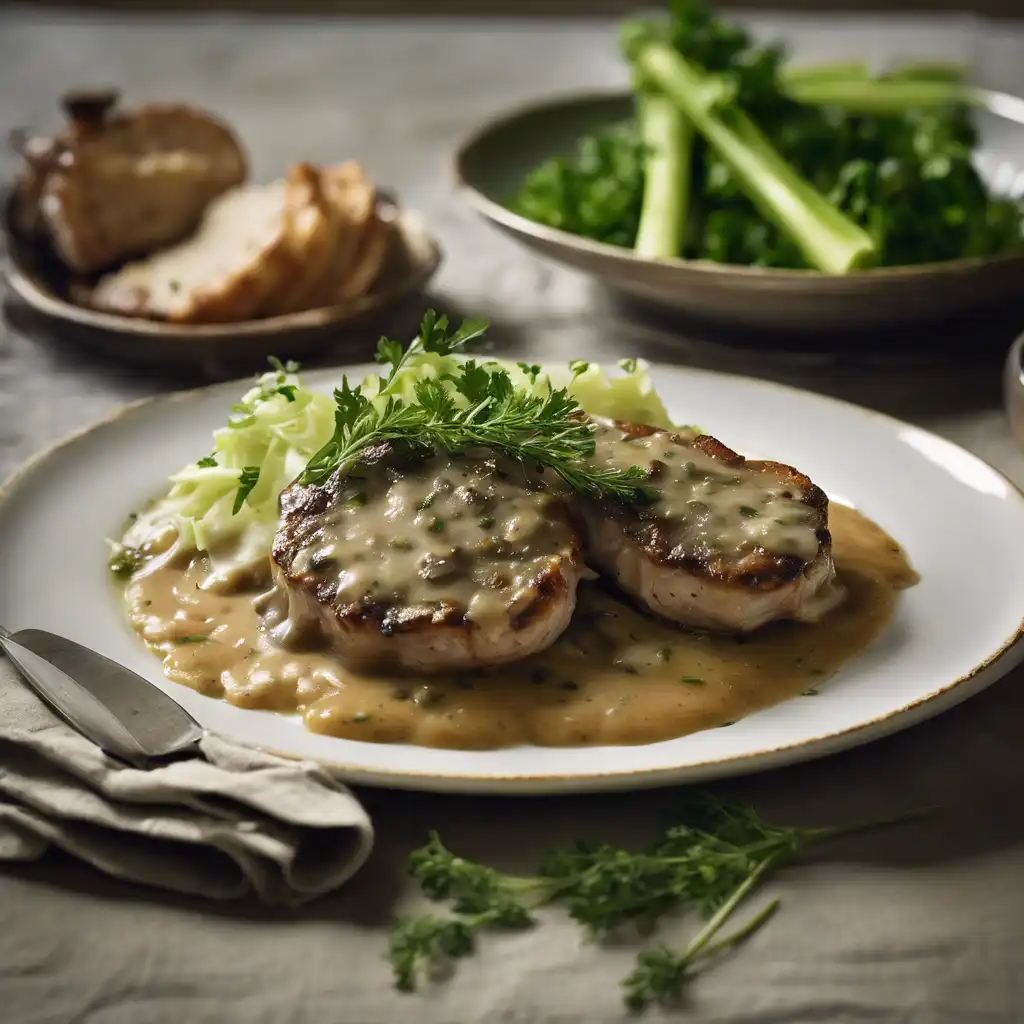 Pork Cutlets with Mushrooms