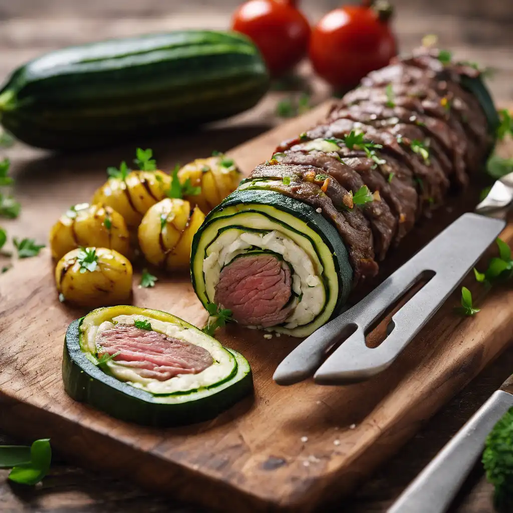 Beef Roll with Zucchini