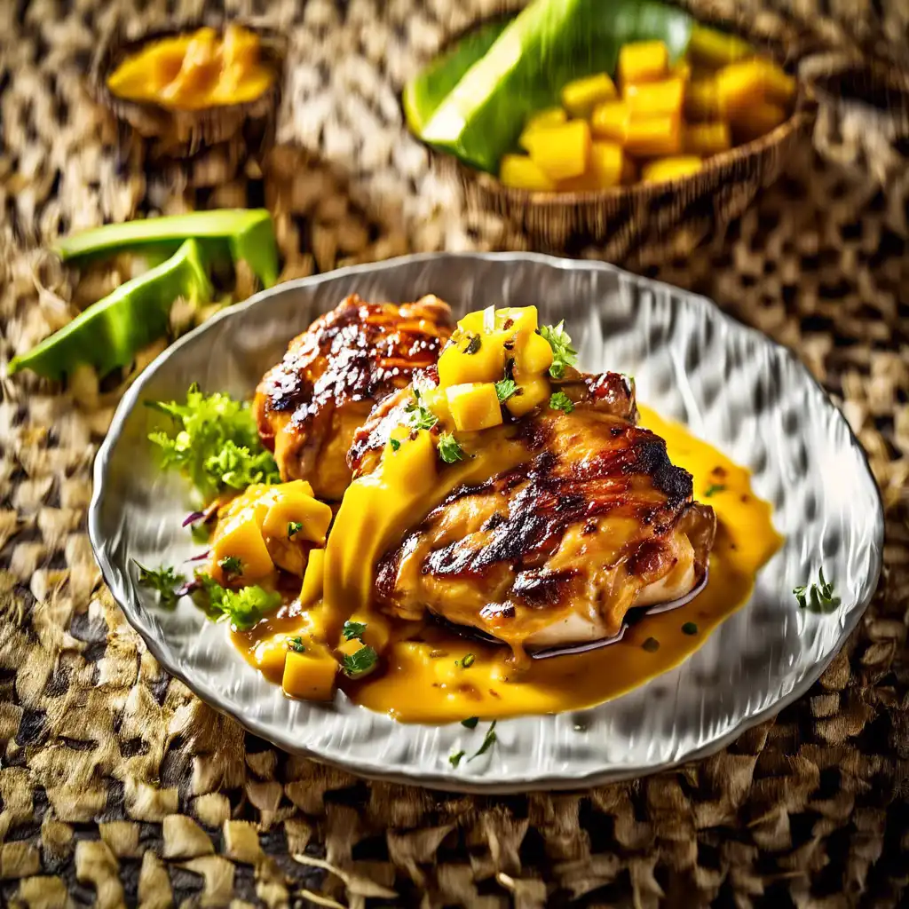 Chicken with Mango Sauce