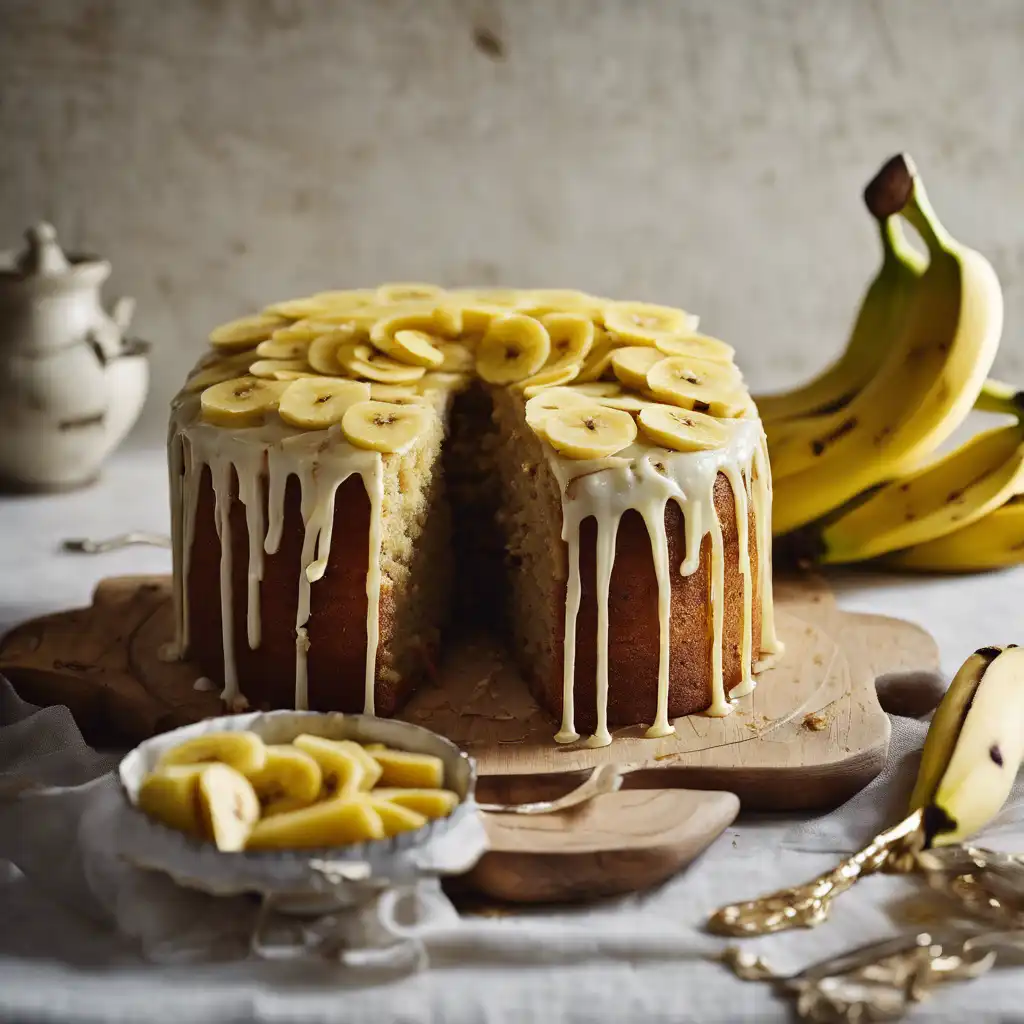 Banana Cake with Peel