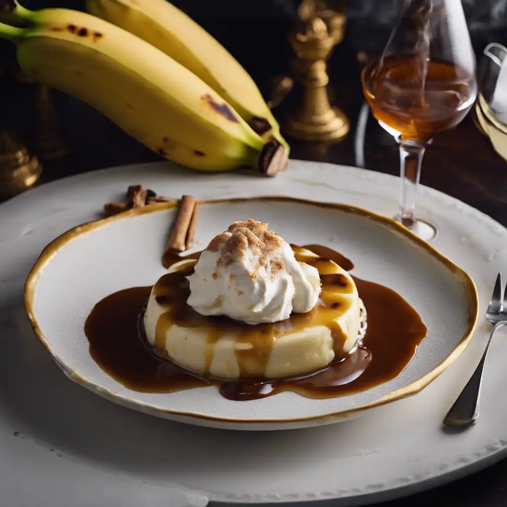 Banana Flambada with Ice Cream