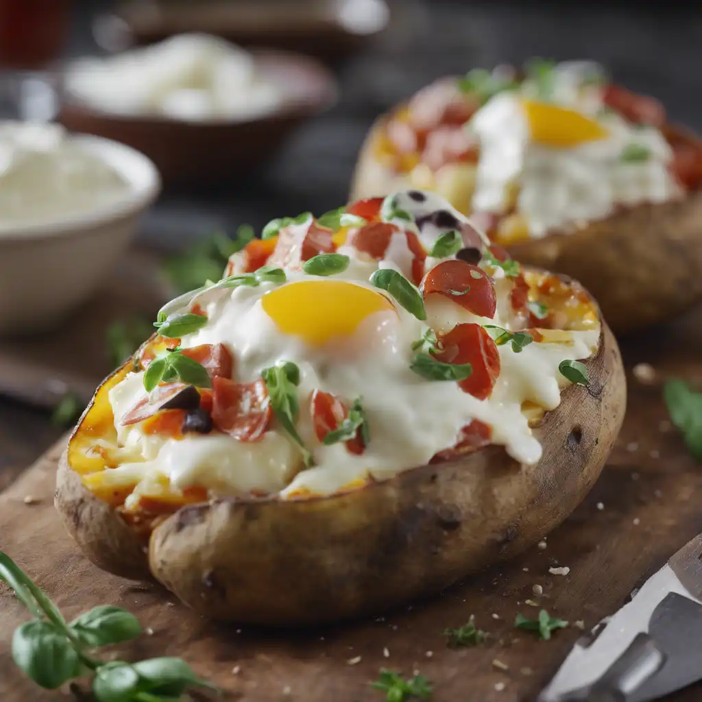 Pizza Baked Potato