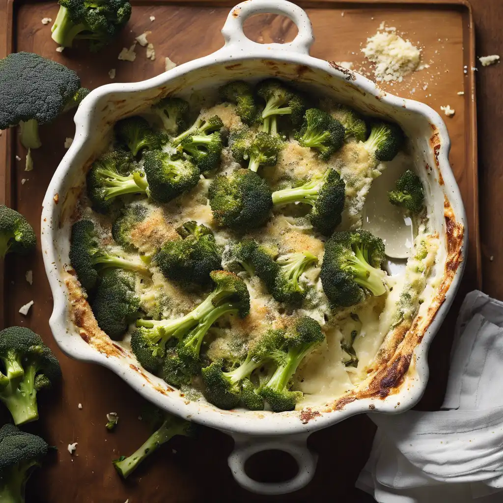 Roasted Broccoli Gratin