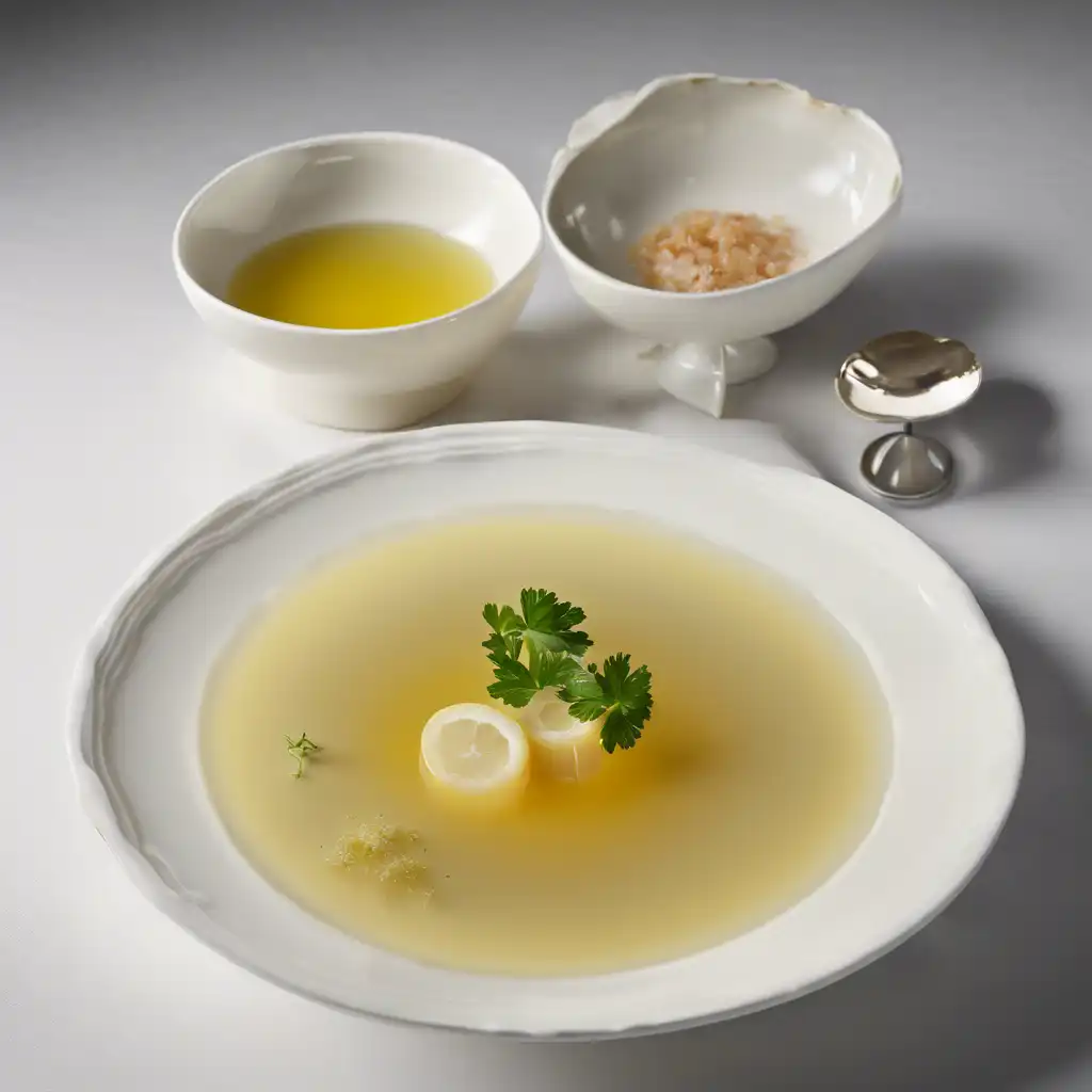 Frozen Consommé with White Wine