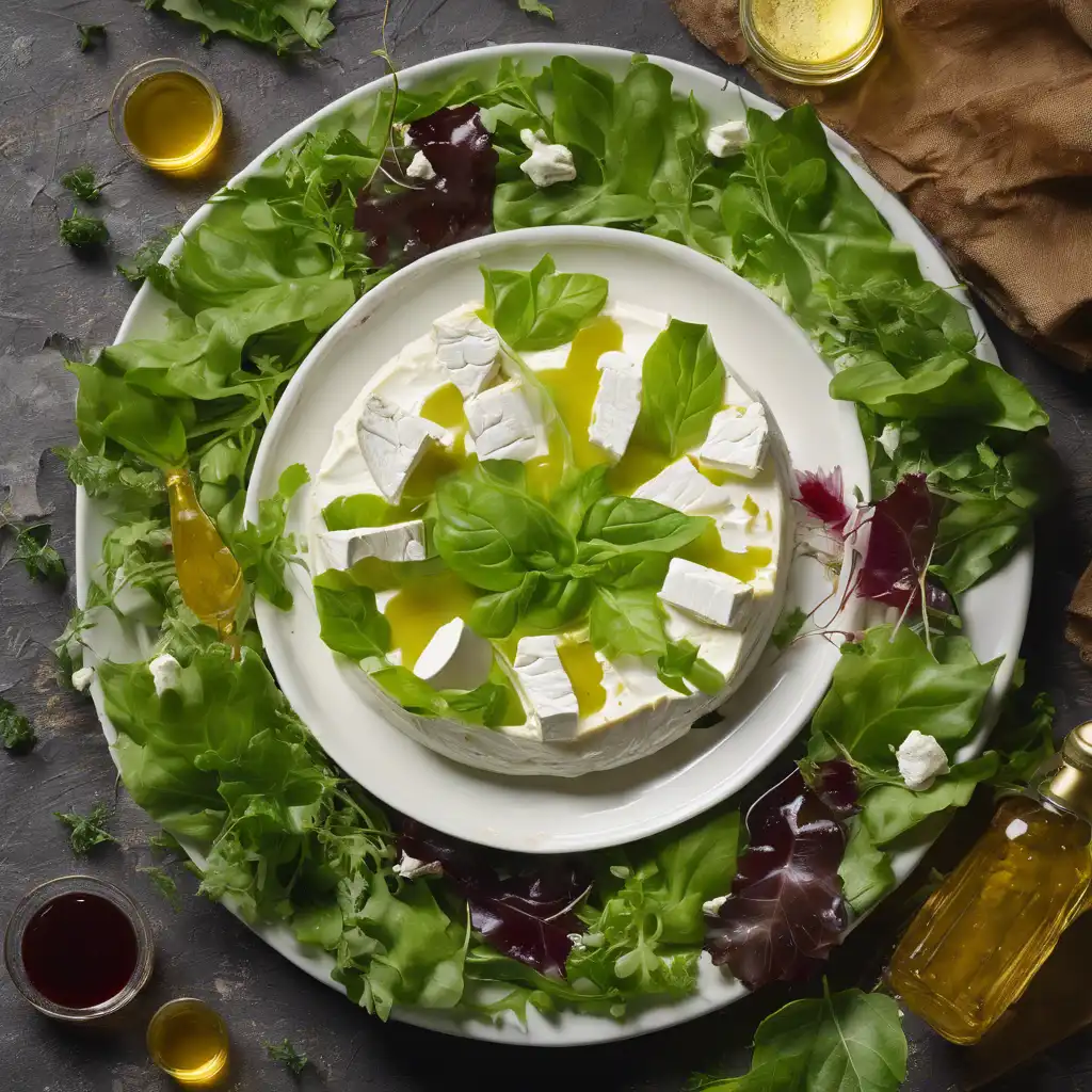 Green Salad with Camembert