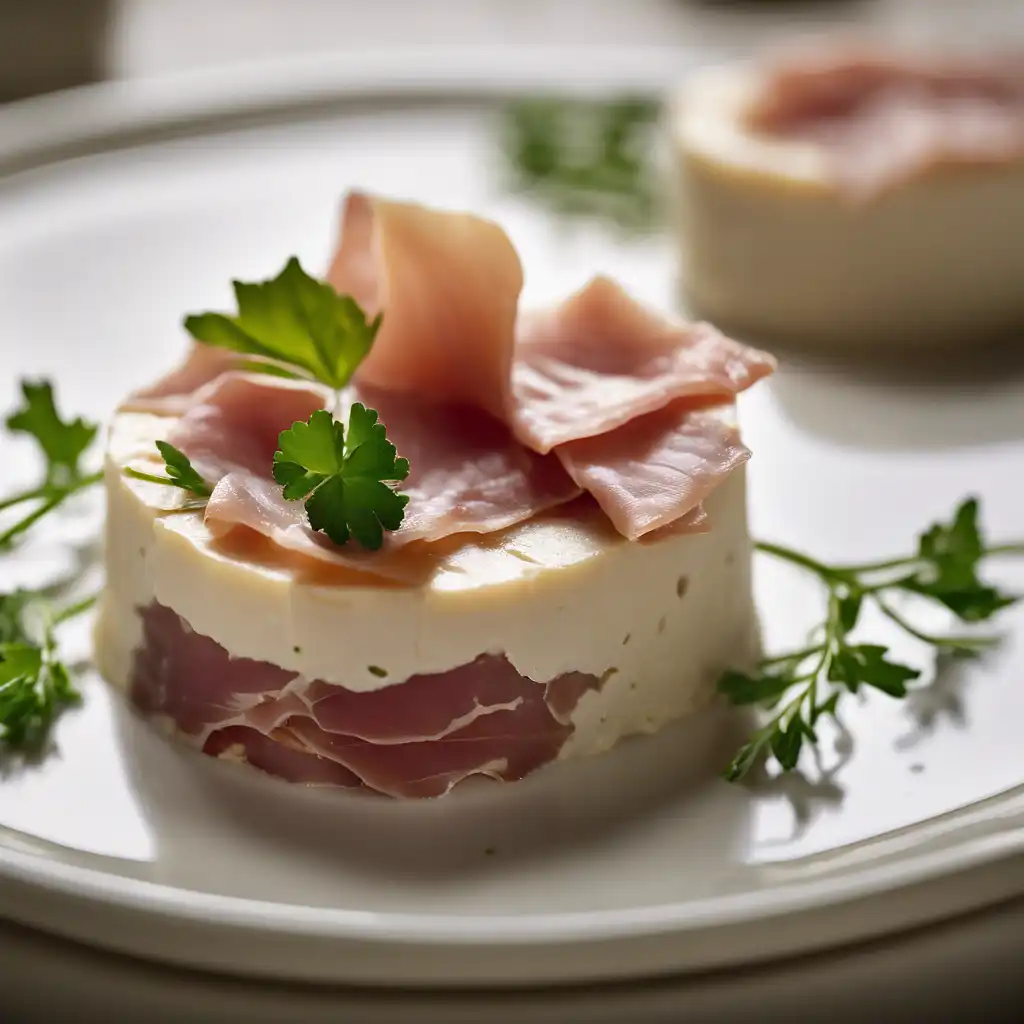 Agrião Pâté with Raw Prosciutto