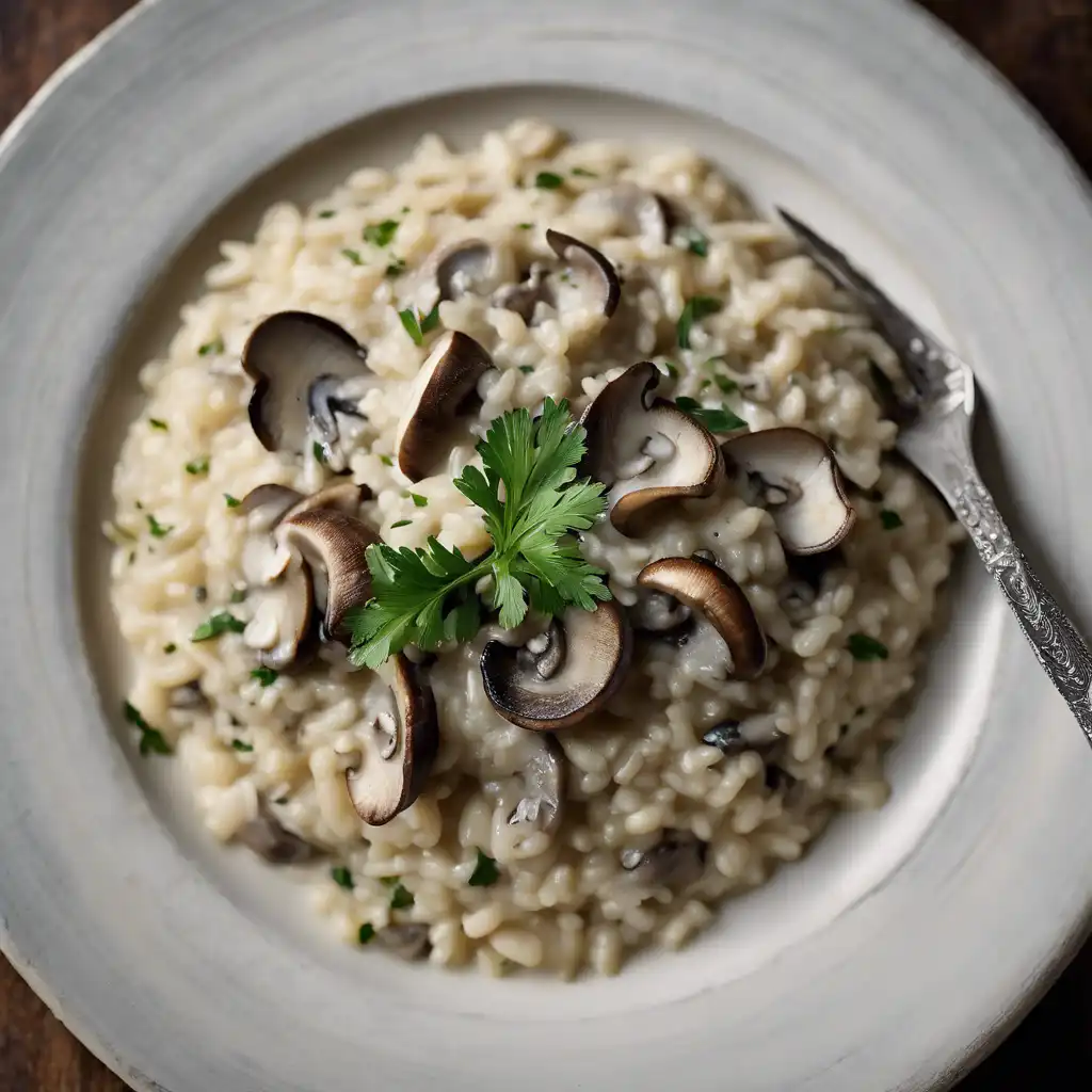 Mushroom and Gorgonzola Risotto