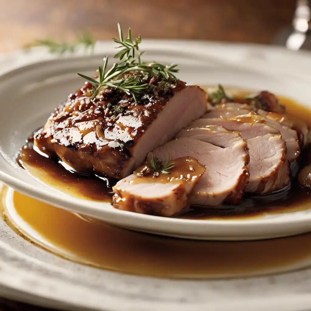 Braised Pork Loin in Beer