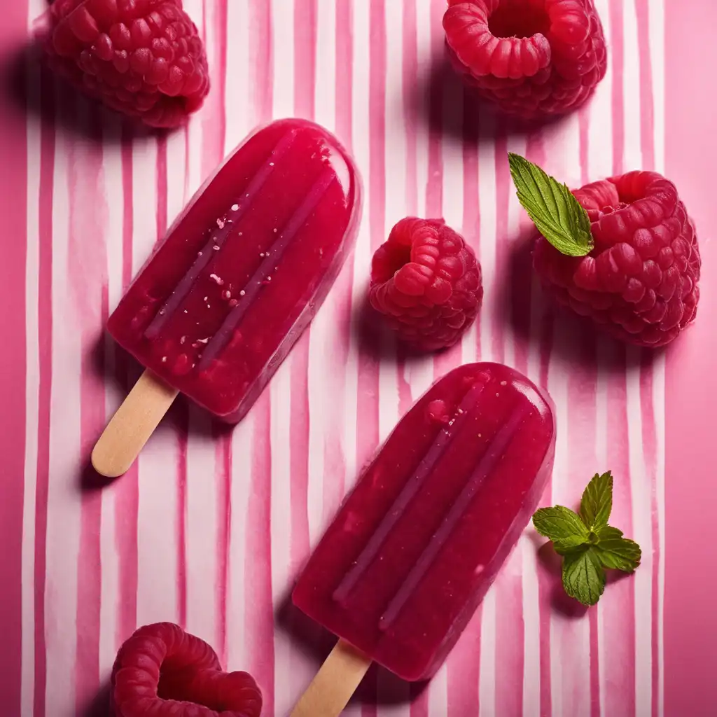 Raspberry Popsicles