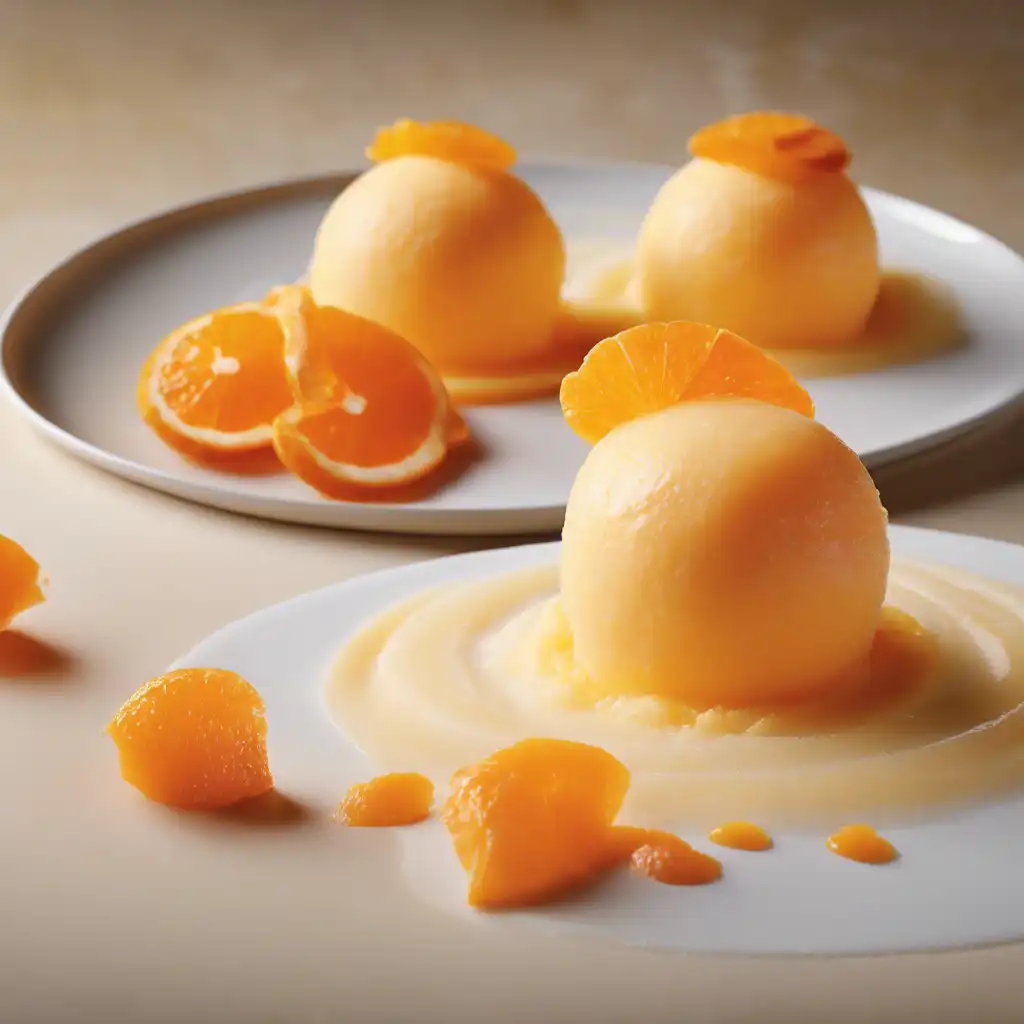 Tangerine and Ginger Sorbet