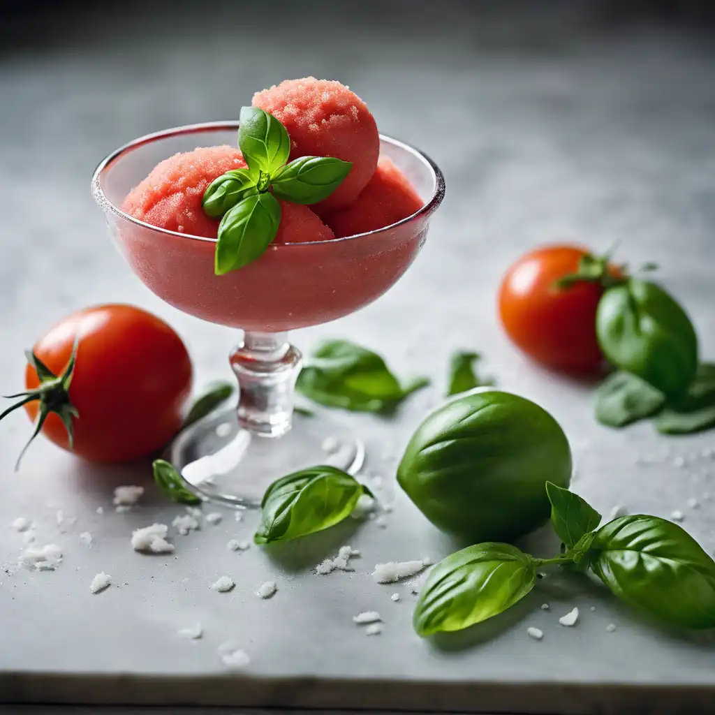 Tomato and Basil Sorbet