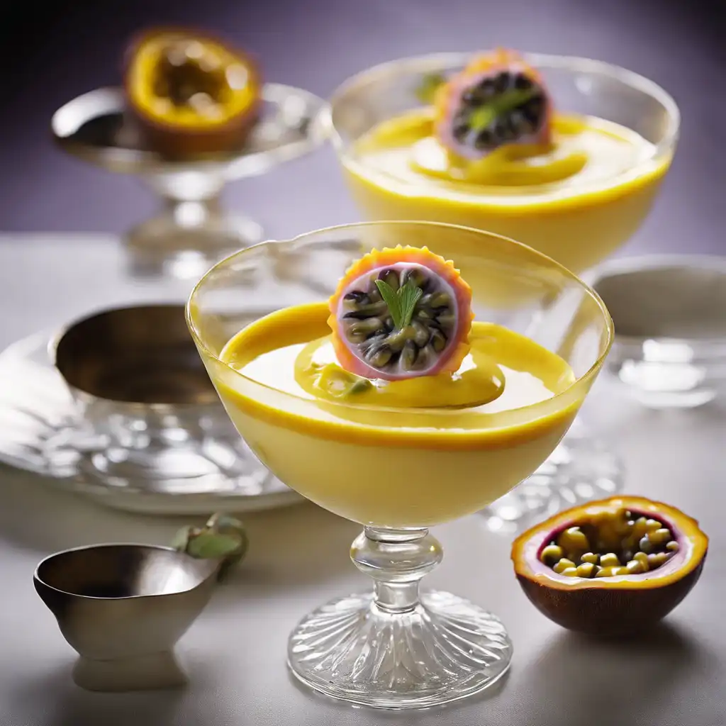 Passion Fruit Shell Custard