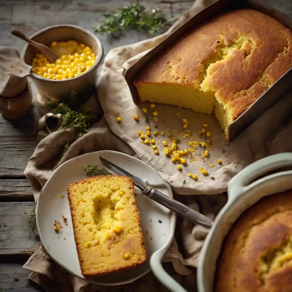 Foto de Bolo de milho com especiarias